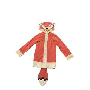 Fox Plush Fox Costume Jacket in Orange and Cream with Tail